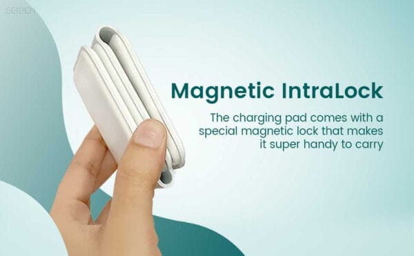 3 in 1 Magnetic Foldable MagSafe Compatible Wireless Charger for iPhone 16-12 Series | AirPods 2, 3, Pro, Pro2 | Compatible with only Apple Watch Series | 23W Charging | Wireless Charger - White - Image 11