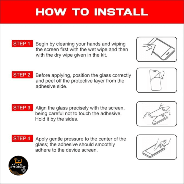 Tempered Glass Screen Protector Compatible for iPhone 15 Series Edge to Edge Protection and Easy Installation Kit comes with 10 Years warranty - Clear - Image 4