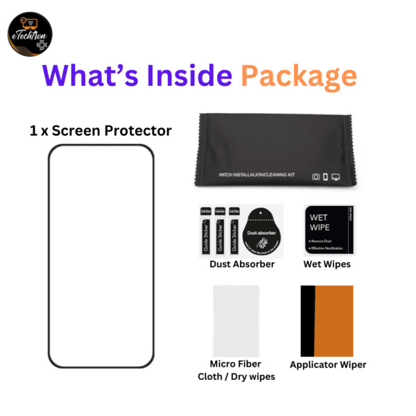 Tempered Glass Screen Protector Compatible for iPhone 15 Series Edge to Edge Protection and Easy Installation Kit comes with 10 Years warranty - Clear - Image 3